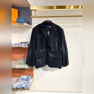 Hand-painted Balenciaga suit jacket